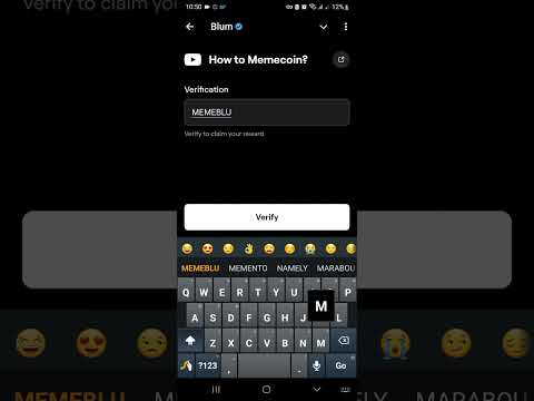 How to Memecoin? Blum Video Code| Blum Today Verification Keyword | 4 October How to Memecoin