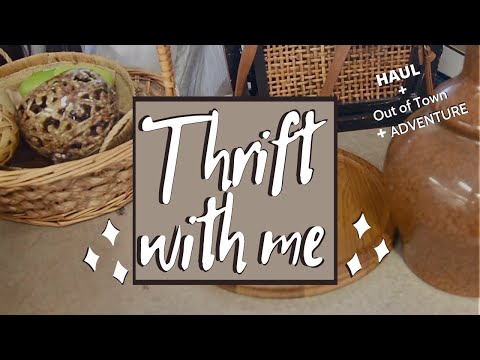 THRIFT WITH ME home decor July 2020 | Out of Town Thrifting Adventure