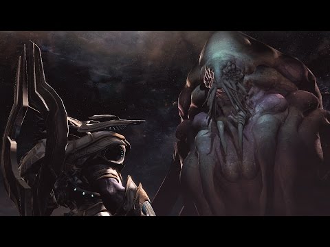 SC2 LOTV Artanis meets Xel'Naga Cinematic