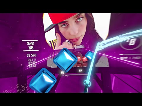 LUNCH by Billie Eilish in Beat Saber