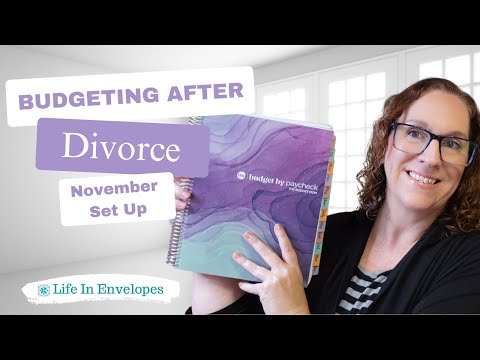 Budgeting After Divorce / November Budget Set Up / TBM BBP Workbook #lowincome #divorce