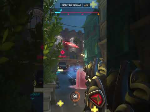 When Mei's Ice Wall fails to protect her #shorts #overwatch2 #widowmaker #gameplay