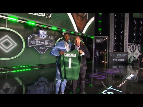 The New York Jets select Sauce Gardner #4 overall in the 2022 NFL Draft