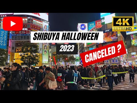 Halloween In Tokyo: 4k Walking Tour Of Shibuya At Night