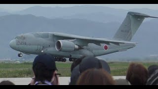 C-2輸送機　ドバイ・エアショーでも披露した機動飛行　美保基地航空祭2023　航空自衛隊 Japan C-2 Transport Airplane