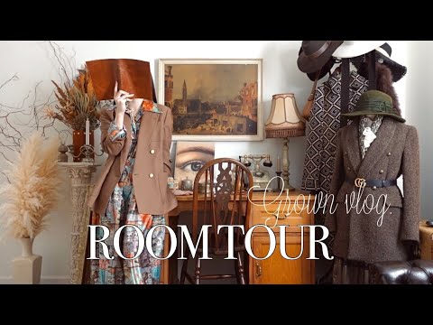 [Room Tour] Retro and antique room 💐 Vintage furniture and Interior |DIY|room make over |Renovation