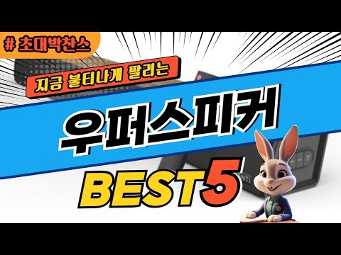 2025 초대박 찬스 우퍼스피커 추천 대박 가성비 베스트5! 후기 비교