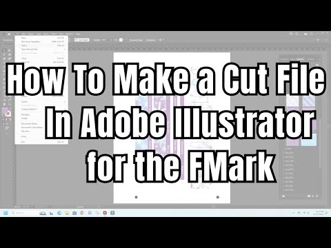 How to Make a Cut File for FMark in Adobe Illustrator