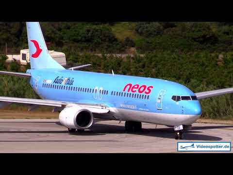 ✈️ Crazy LOW LANDINGS & JETBLASTS at the european St. Maarten - SKIATHOS!