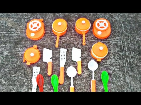 Diy Unboxing amazing mini kitchen set full review plastic set  @miniclay5092 @existclay