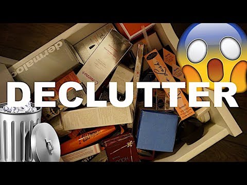 Makeup Backup Drawer Declutter | Tossing It Out