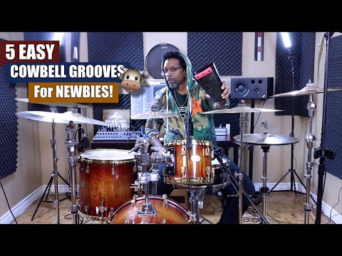 5 Easy To Learn Cowbell Grooves For Newbies! 🐮🔥