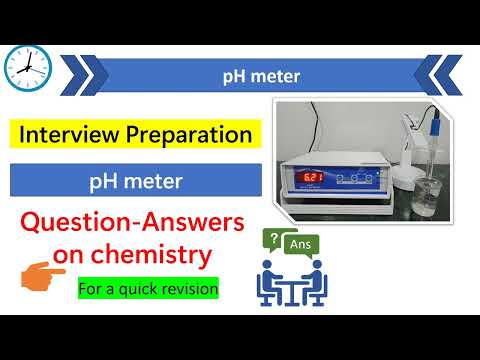 pH meter | pH meter Interview question and answer l pH scale