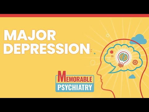 Depression & Dysthymia Mnemonics (Memorable Psychiatry Lecture)