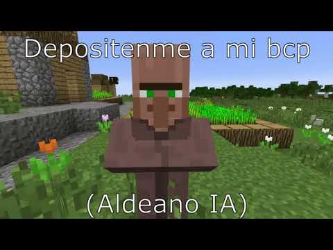 Depositenme a mi bcp (Aldeano de Minecraft IA)