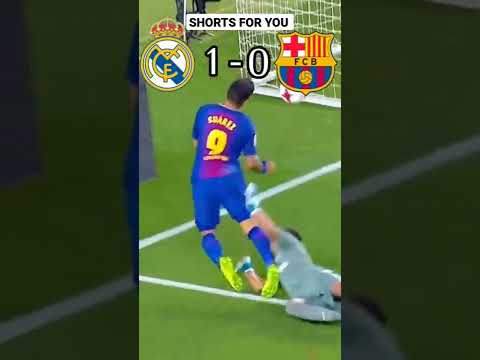 Real Madrid vs Barcelona Spanish super Cup #shorts#football