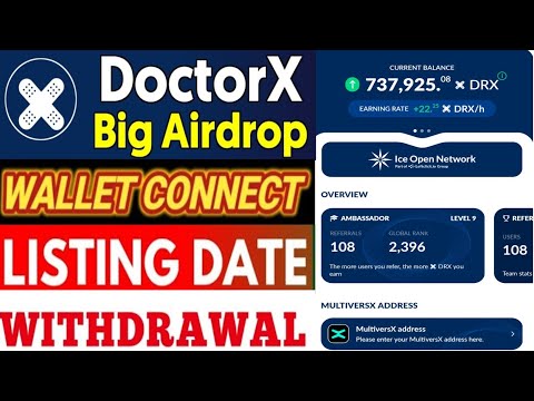 Doctor XWallet Connect process | DoctorX MultiverseX Address binding | Doctor x listing date