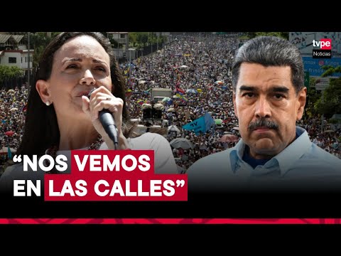 María Corina Machado convoca a nuevas protestas ante toma de posesión de Nicolás Maduro