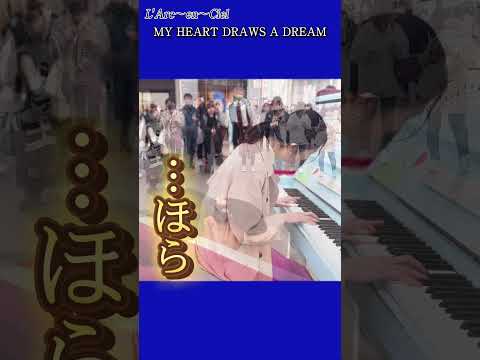 【ストリートピアノ】ラルクLIVEの最後を飾る一曲を熱演！MY HEART DRAWS A DREAM#shorts