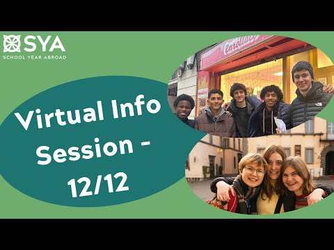 SYA Info Session December 12