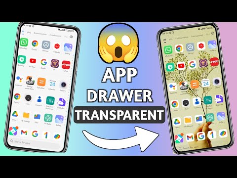 How to Transparent Realme App DrawerRealme app drawer transparent kaise kare| App drawer