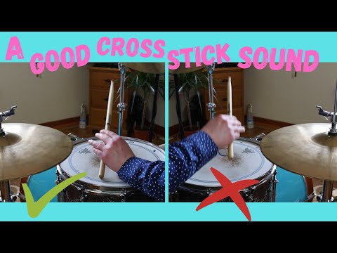 How to play cross stick | drumming