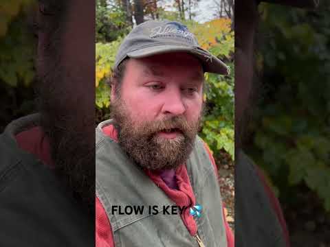 We got flow near the hole! #Gold #Prospecting #sluicebox #Mining #GoldMining #goldpanning #yo #beard