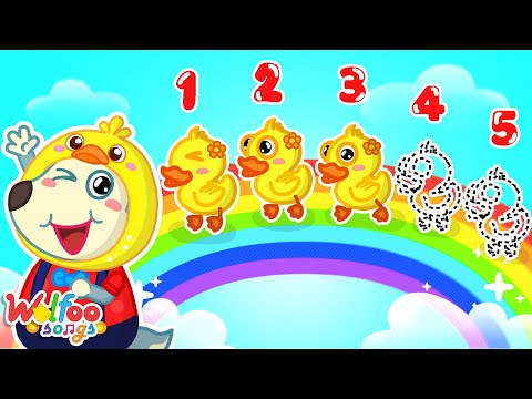 Where is Mommy? - Five Little Ducks Got Lost Songs | Kids Songs & Nursery Rhymes @WolfooFamilySongs