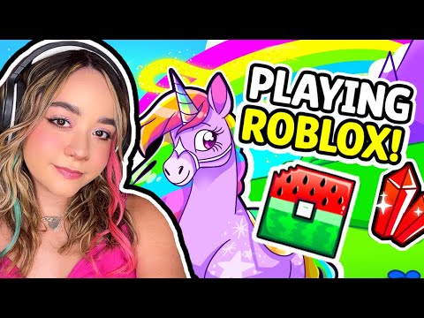 🔴LIVE Playing ROBLOX UNICORN ACADEMY :O