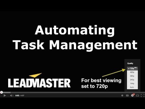 Automating Task Management