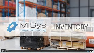 MISys Manufacturing for Inventory Control