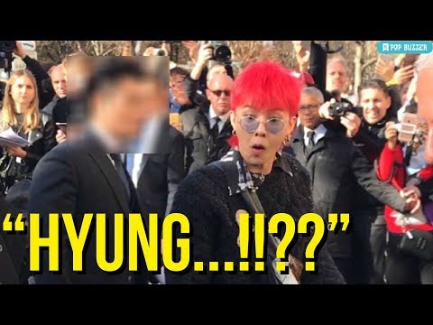 BIGBANG GDragon Shocked And Surprised By Korean Comedian Jo Se Ho At 'Chanel' Fashion Show in Paris