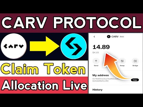 Carv Airdrop Claim  || Carv Protocol Listing || Carv Protocol Allocation || Carv Protocol Claim