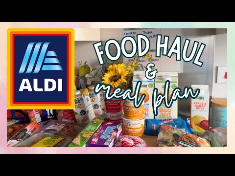 ALDI FOOD HAUL & MEAL PLAN | GROCERY HAUL UK