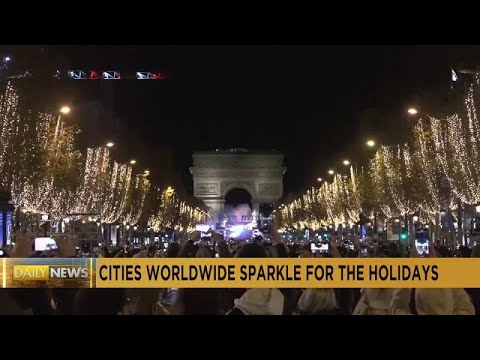 Cities worldwide illuminate the festive spirit for Christmas