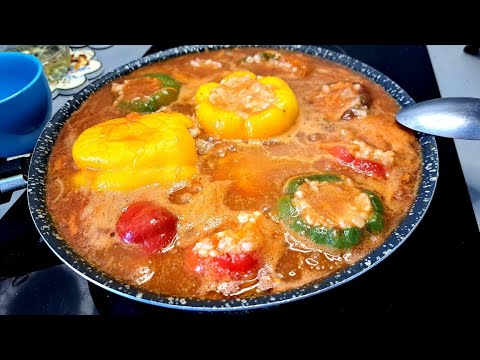 Мои даже тарелки вылизывают... вот так вкусно я готовлю фаршированные перцы.