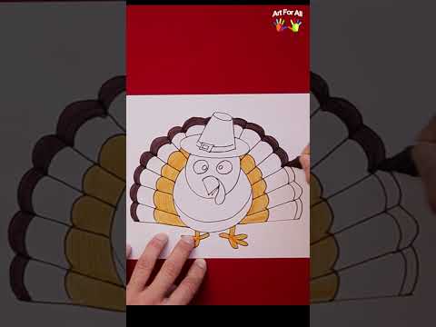 Thanksgiving Turkey drawing #artforall