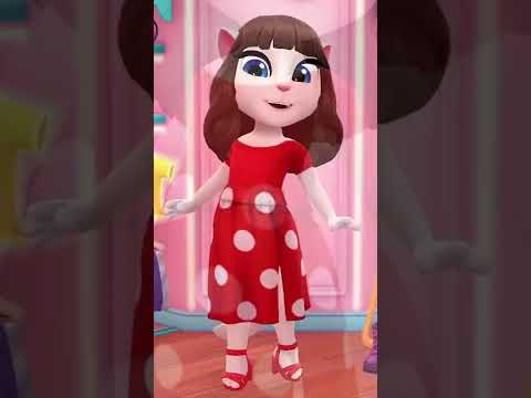 my talking angela 2 red outfit (抖音） video