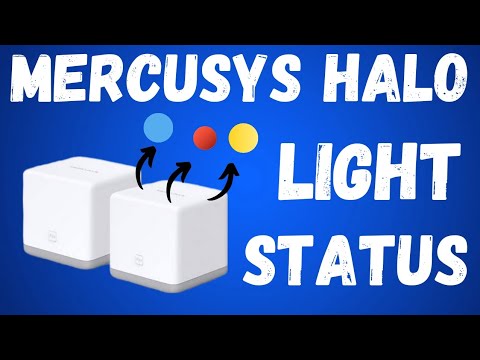 Led & Their Meanings Explained On Mercusys Halo Mesh Wifi System | Yellow, Red, White & Blue Light