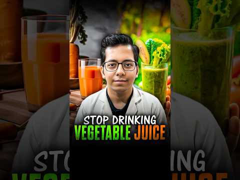 Is Vegetable Juice Healthy ? | Dt.Bhawesh | #diettubeindia #dietitian #ayurveda #detox #shorts