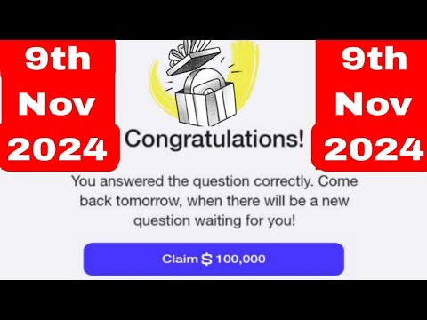 9th November Time Farm Oracle Of Time Answer | Time Farm Daily Combo #timefarm #oracleoftime