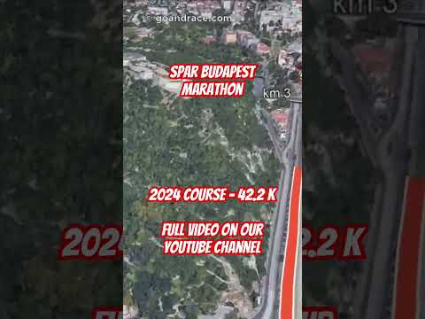 39th Spar Budapest Marathon (2024): fly over the marathon course! Video of the race path.