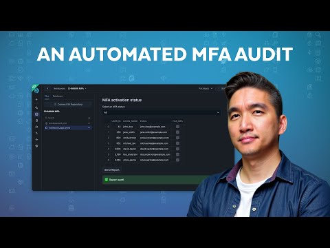 Creating an MFA Audit Of Users With Streamlit In Snowflake Notebooks