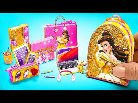 HOW TO Make Glittery School Supplies For Princess 👸 FUN & EASY CRAFTS by Imagine PlayWorld