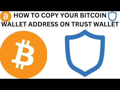 HOW TO COPY YOUR BITCOIN BTC WALLET ADDRESS ON TRUST WALLET