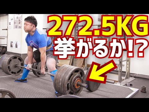 [デッドリフト]全日本大会前に272.5kgに挑んだら予想外の結果が!?/パワーリフティング