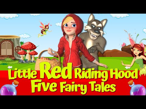 🔴 Little Red Riding Hood and the Big Bad Wolf 🔴🐺 I Five Fairytales I Animated Fairytales 🌟