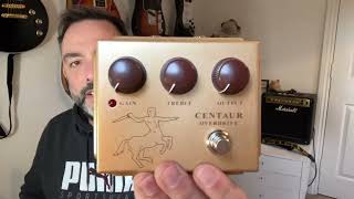 Behringer Centaur Klon clone arrives. Good looking this is and nicely presented