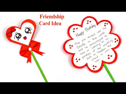 Birthday card ideas for your best friend - Birthday card making simple and easy