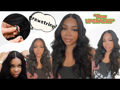 *Fits Any Head Size!* New Upgrades Adjustable Glueless Drawstring Wig Install~ FT.Nadula Hair